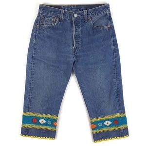 Vintage 90's 501 Levis Custom Buzz 18 Jeans